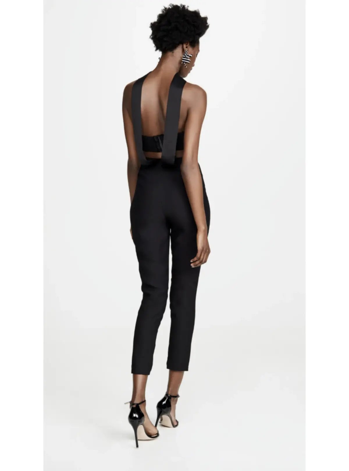 MISHA Christa Pantsuit Black Size 8 photo 4