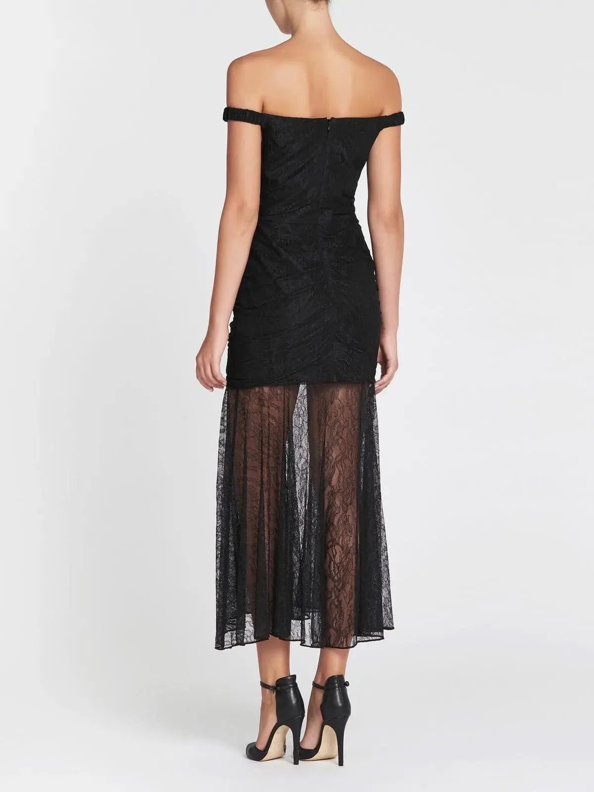 Camilla & Marc Sinclair Midi Dress Black Size 6 photo 2