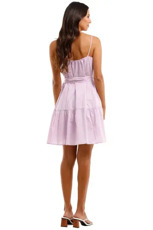 Country Road Mauve Shoestring Mini Dress Purple Size AU 10 photo 2
