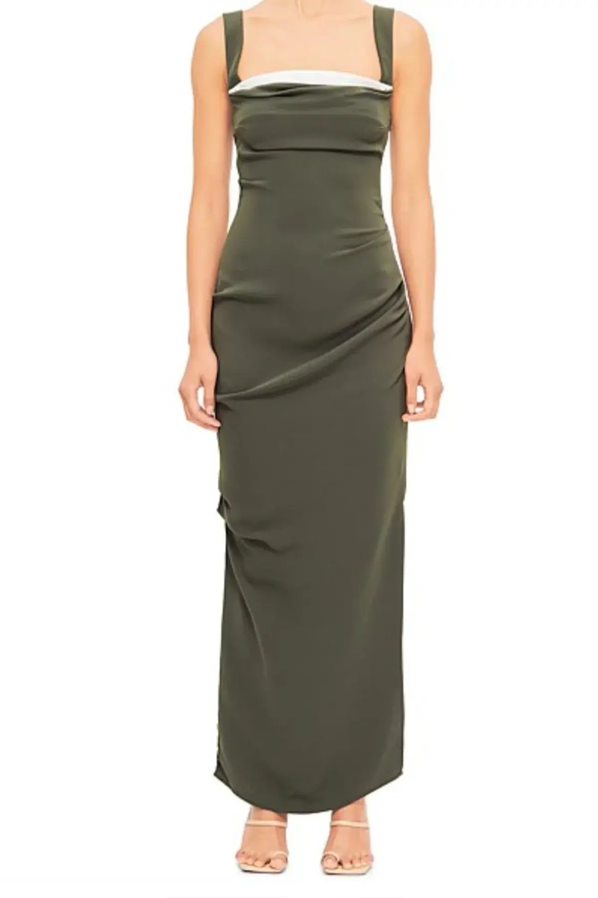 Paris Georgia Raf Dress in Seaweed Size 8 photo 2