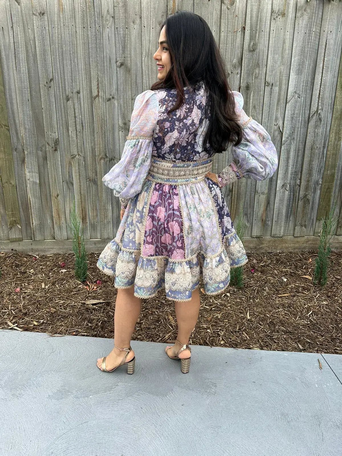 Zimmermann Celestial Mini Dress Multicolor Size 3 / Au 12-14 photo 4