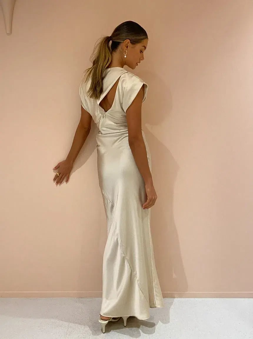 Camilla and Marc Elcar Dress in Champagne Size 8 photo 3