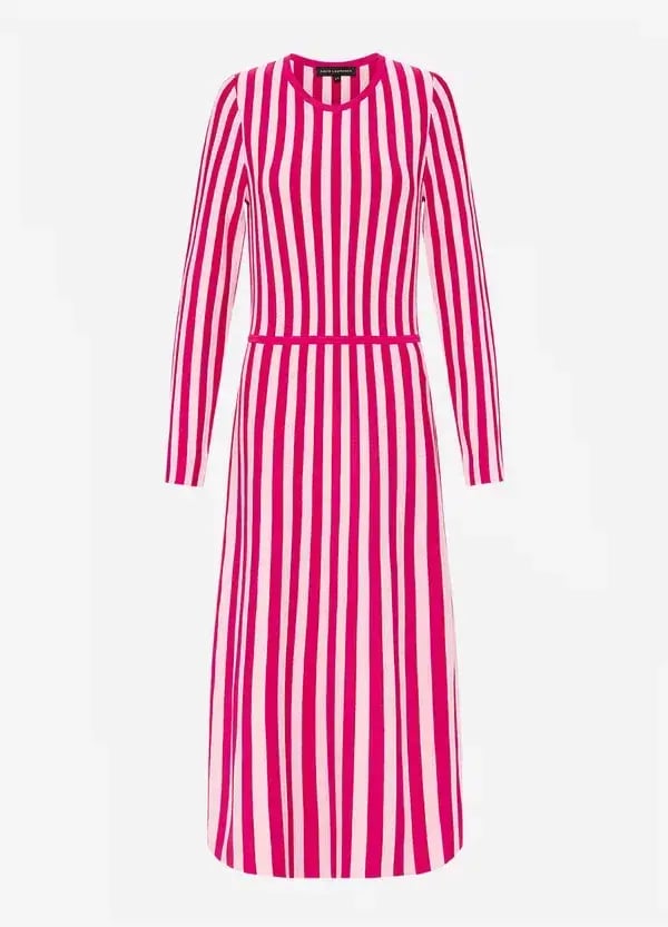 David Lawrence Elodie Knit Dress in Pink Size AU 10 photo 4