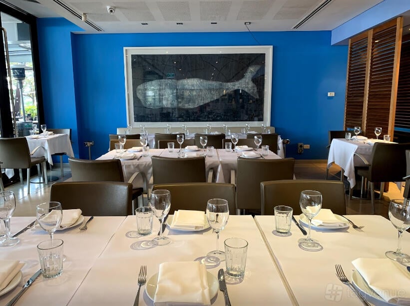 Semi-Private Dining Area at Georges Mediterranean Restaurant photo 12