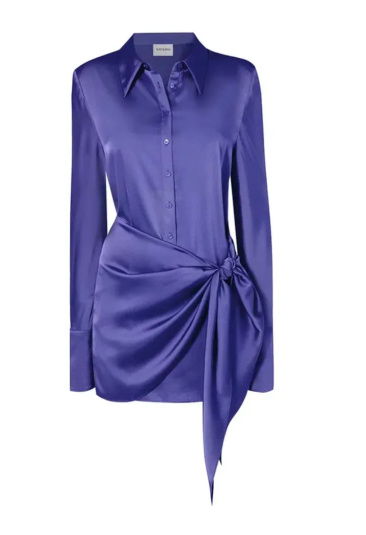 Rat and Boa Alanis Dress Purple Size S photo 4