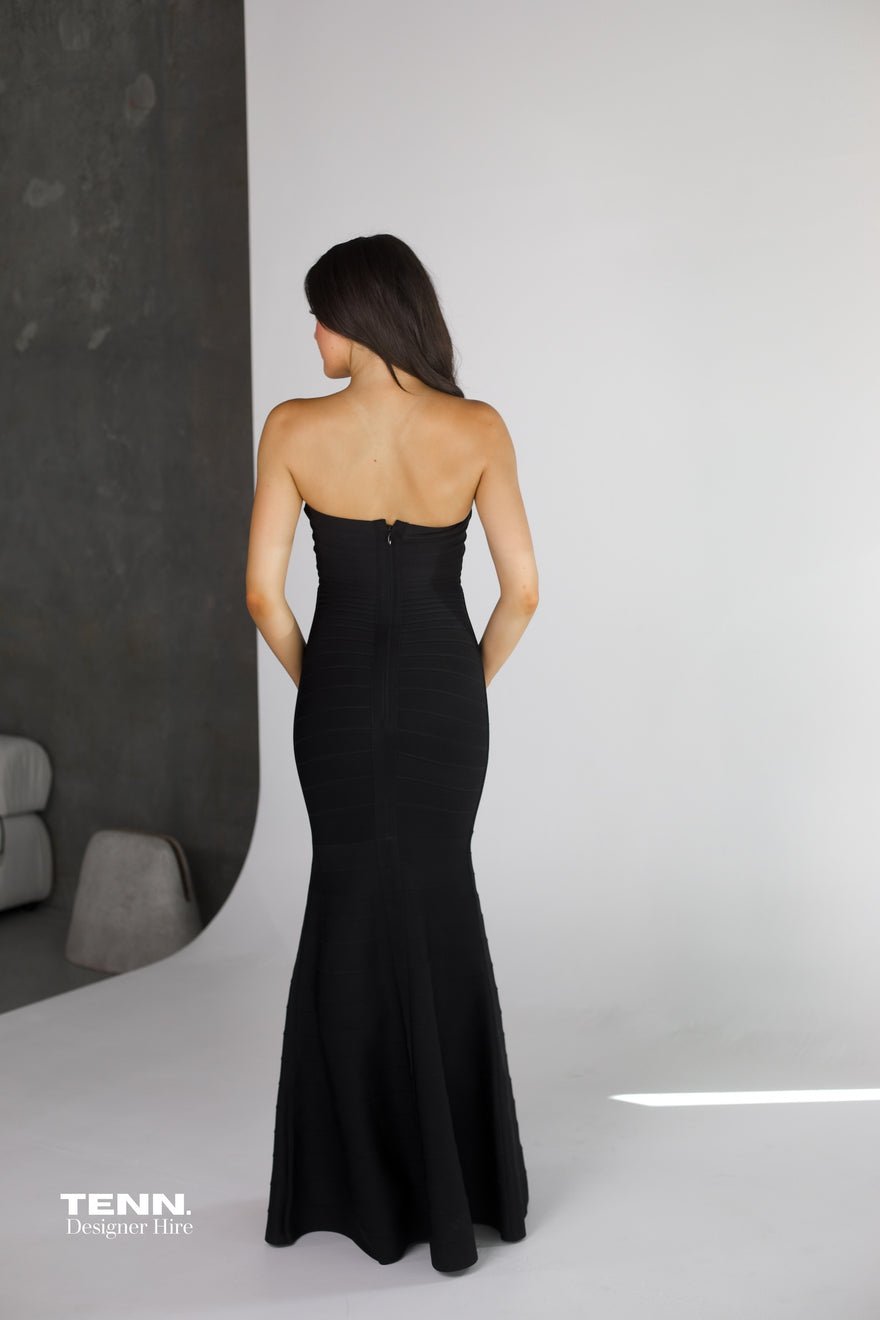 Hervé Léger Sara gown - Black photo 3