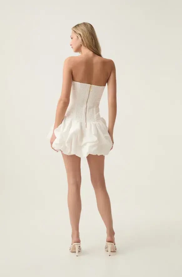 AJE Violette Bubble Hem Mini Dress Size 6 photo 4