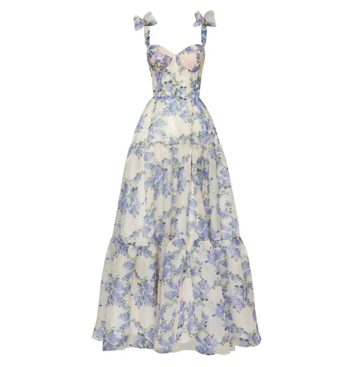 Milla Milla Hydrangea Tender Floral Maxi Tie-strap Dress Size Small / AU 8 photo 4