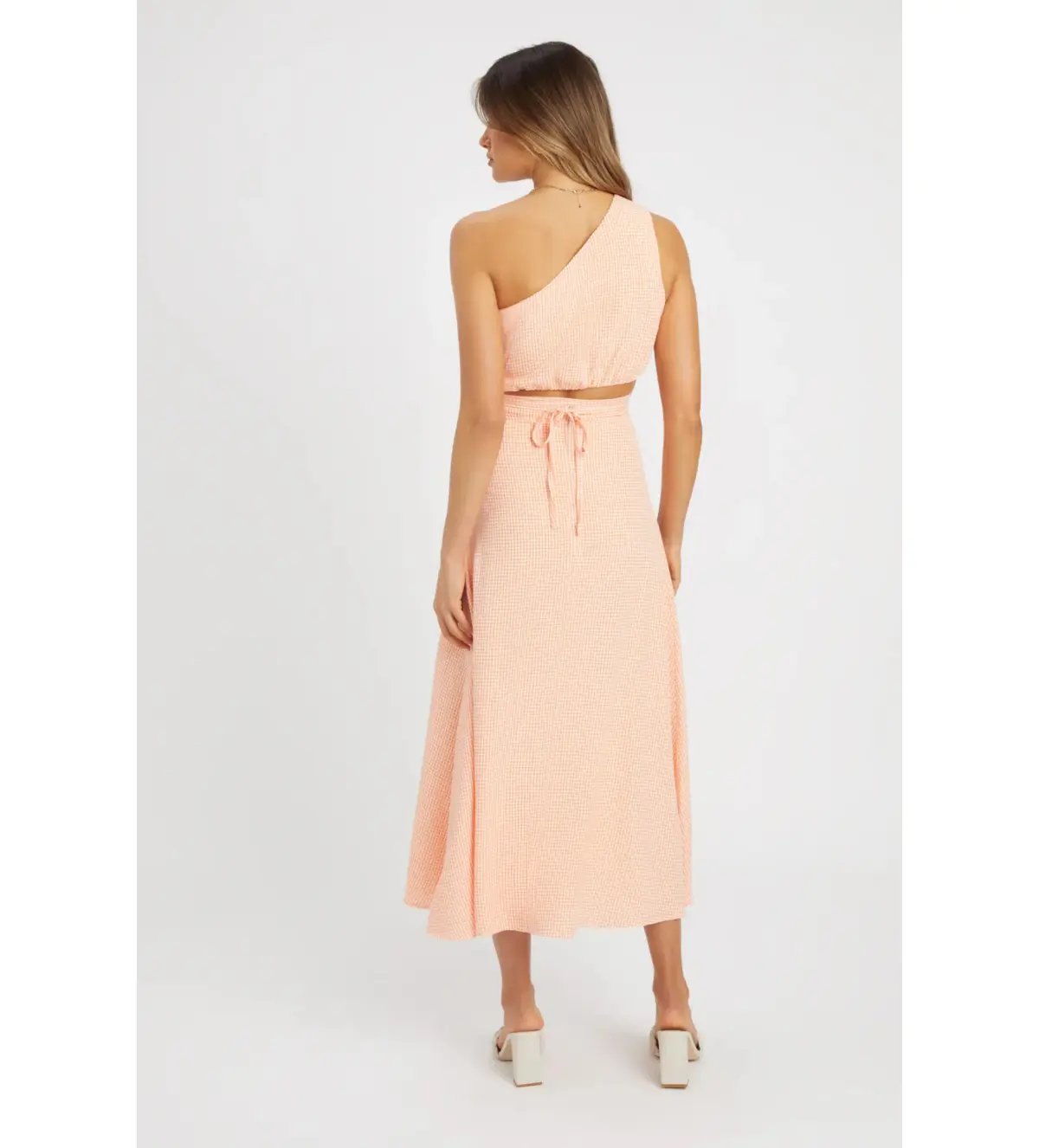 Kookai Brady Tie Top and Midi Skirt Set in Multi Size AU 12 photo 2