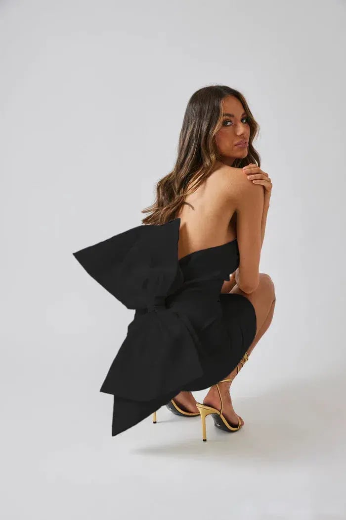 Bianca and Bridgette Maple Mini Dress Black Size XS / AU 6 photo 4