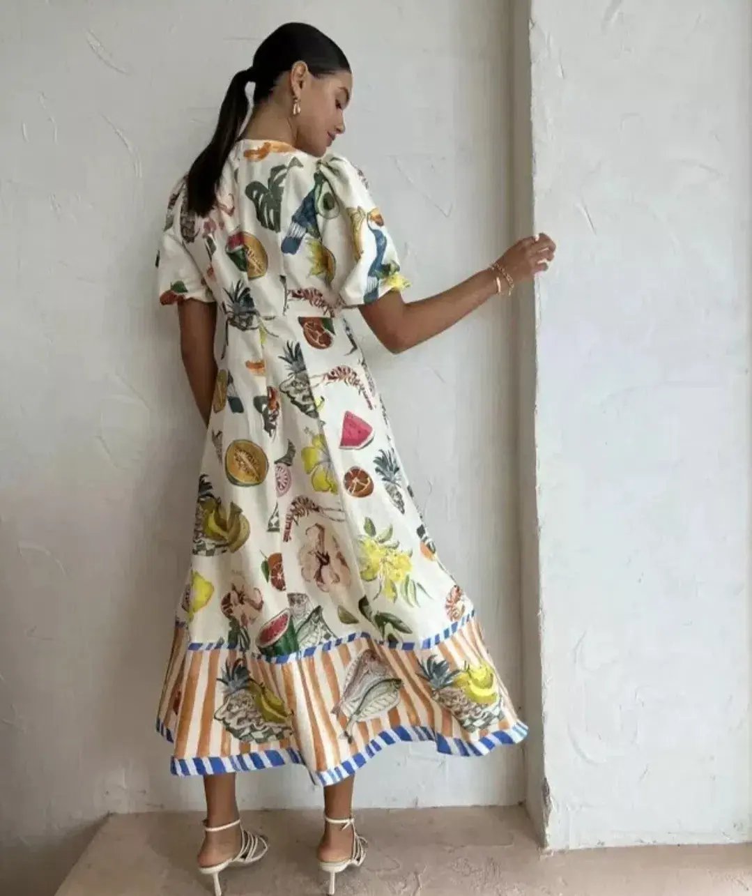Alemais Theo Midi Dress in Print Size 12 photo 3