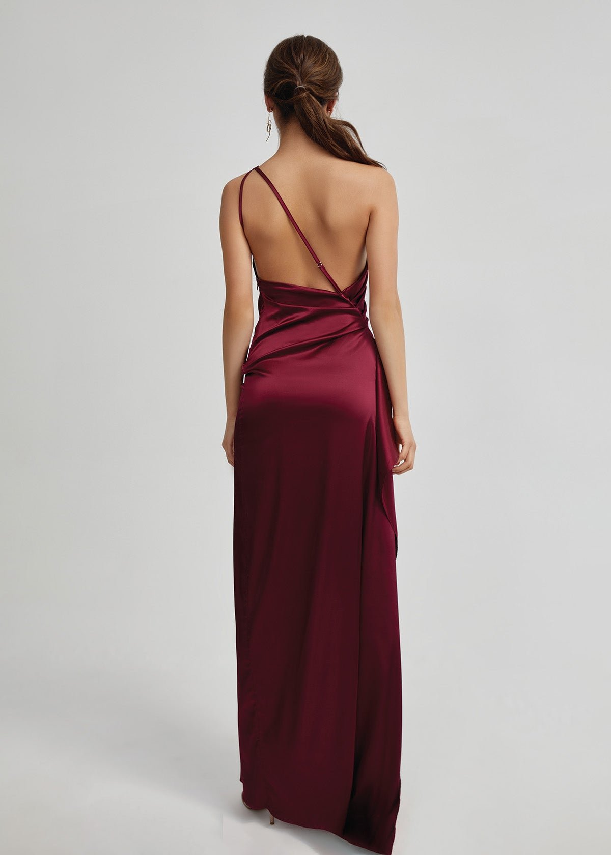 Samira Dress in Burgundy photo 2