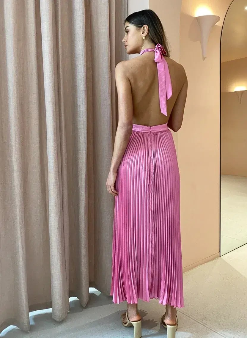 Lidee - Renaissance Gown, Hot Pink, Size 8 photo 2