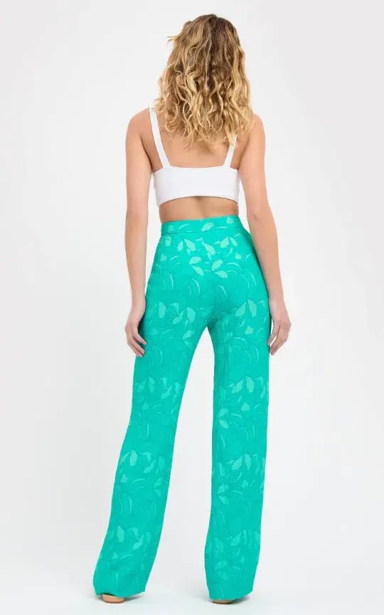 Kookai Annika Pants Aqua Green Size AU 14 photo 2