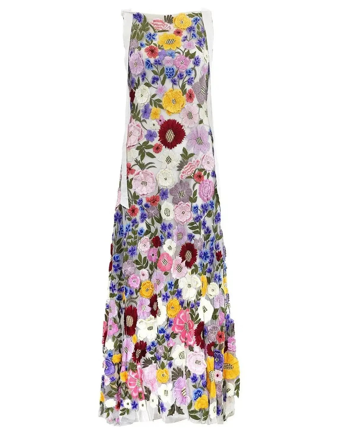 Rachel Gilbert Nya Dress Gown Multi Size 12 photo 4