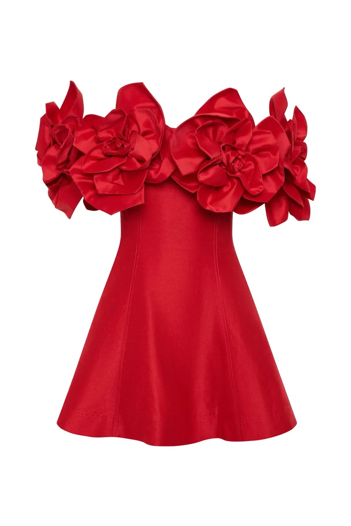 Aje Etta Mini Dress in Scarlet Red Size AU 10 photo 4