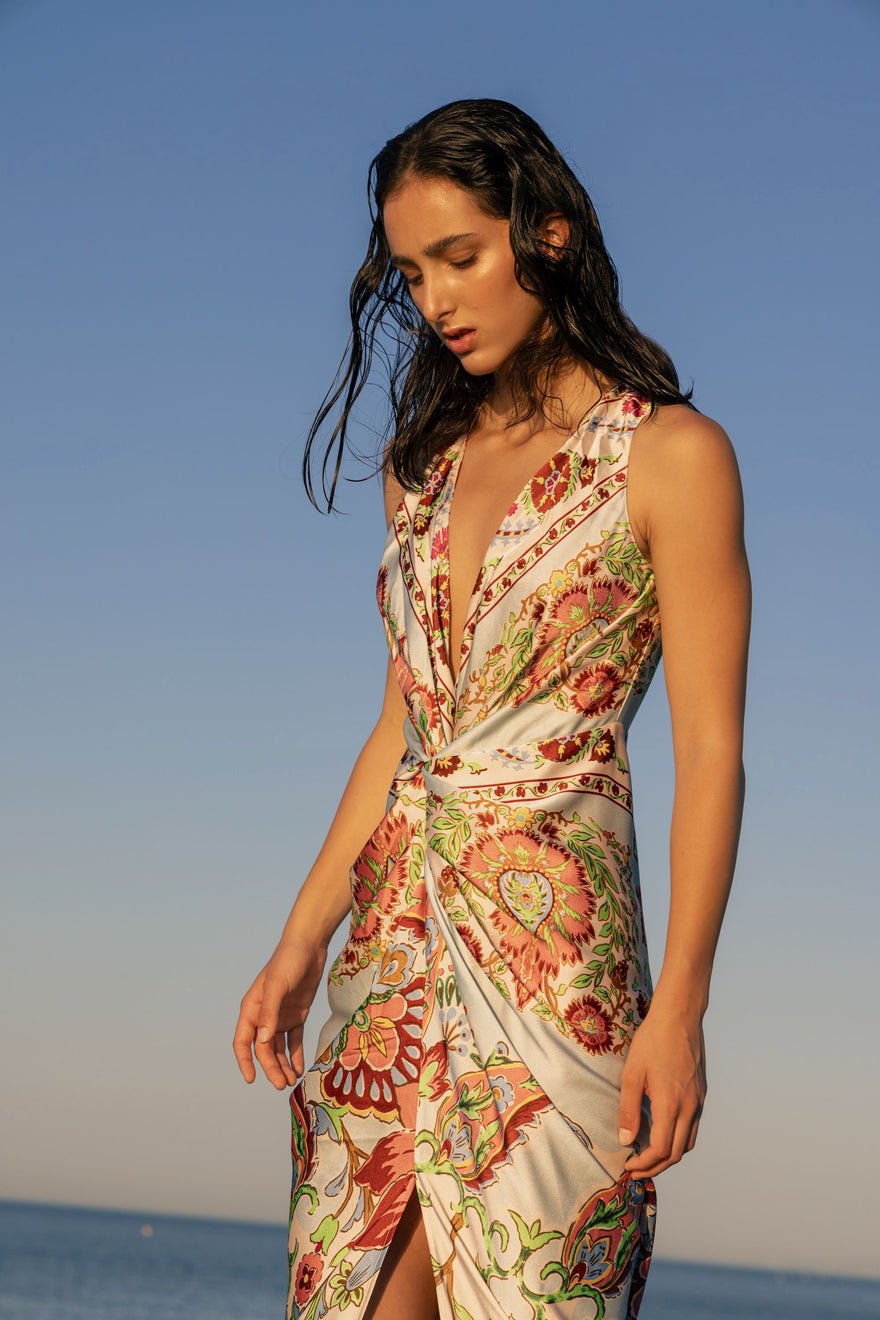 One Fell Swoop Gaia Dress - Romani Skyline photo 3