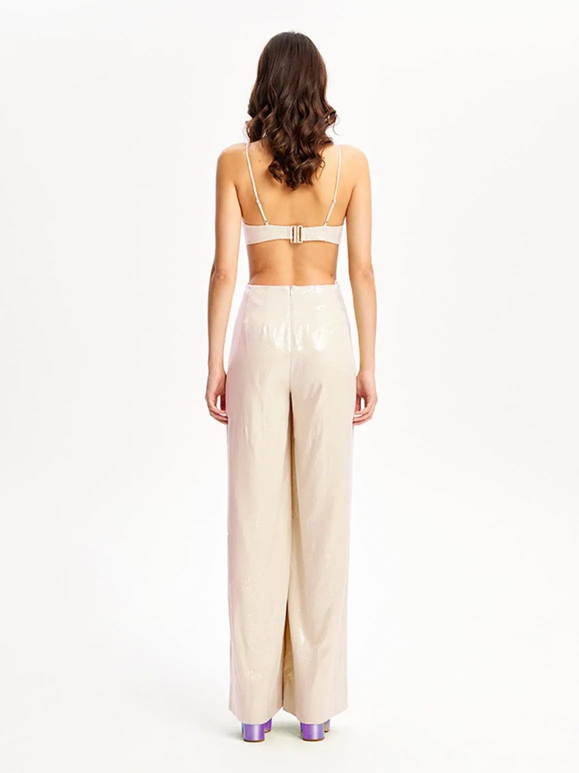 Alice McCall Night Sky Jumpsuit Chai Latte Size 12 photo 5