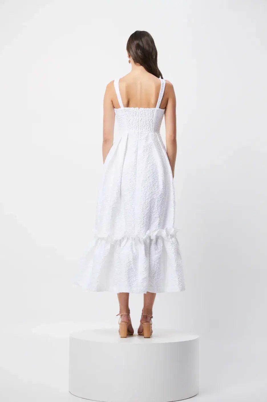 Elliott Insonomy Jacquard Dress White Size XS / AU 6 photo 2