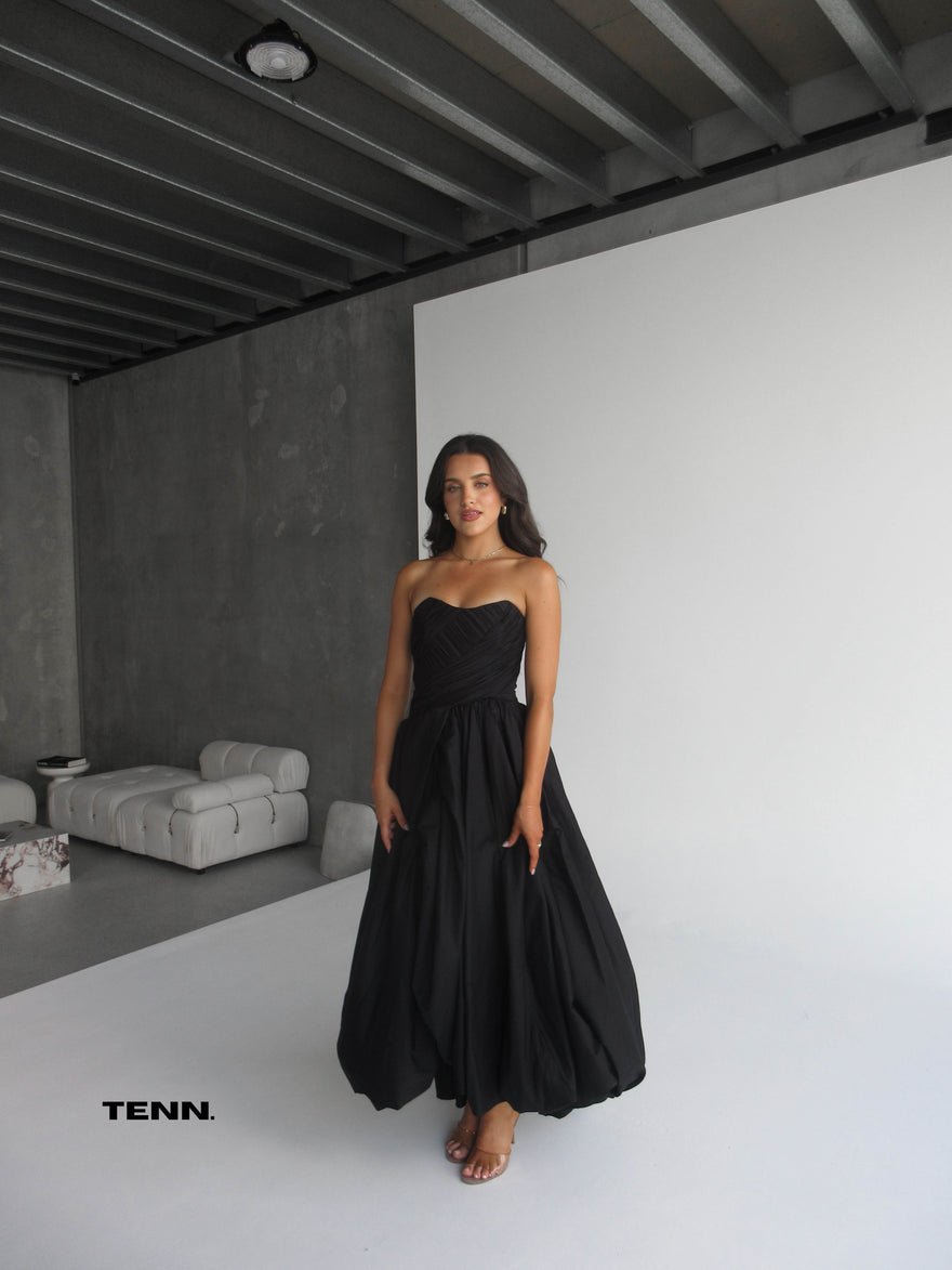 Aje Spatial Maxi Dress - Black photo 4