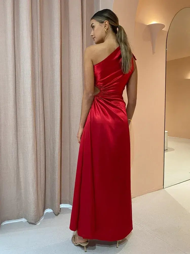 Sonya Moda Nour Maxi Dress in Red Size 6 photo 3