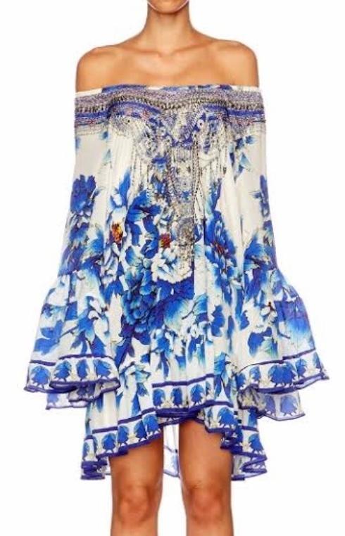 Camilla 'Ring of Roses' A Line Frill dress Size M photo 2