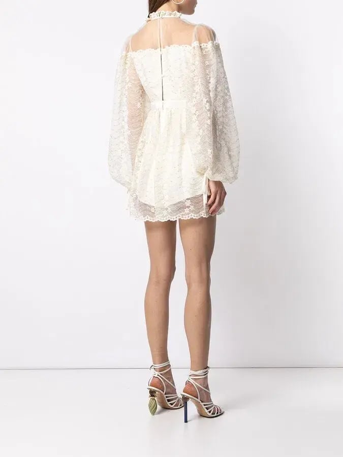 Alice McCall Moonstruck Playsuit Creme Size 8 photo 7