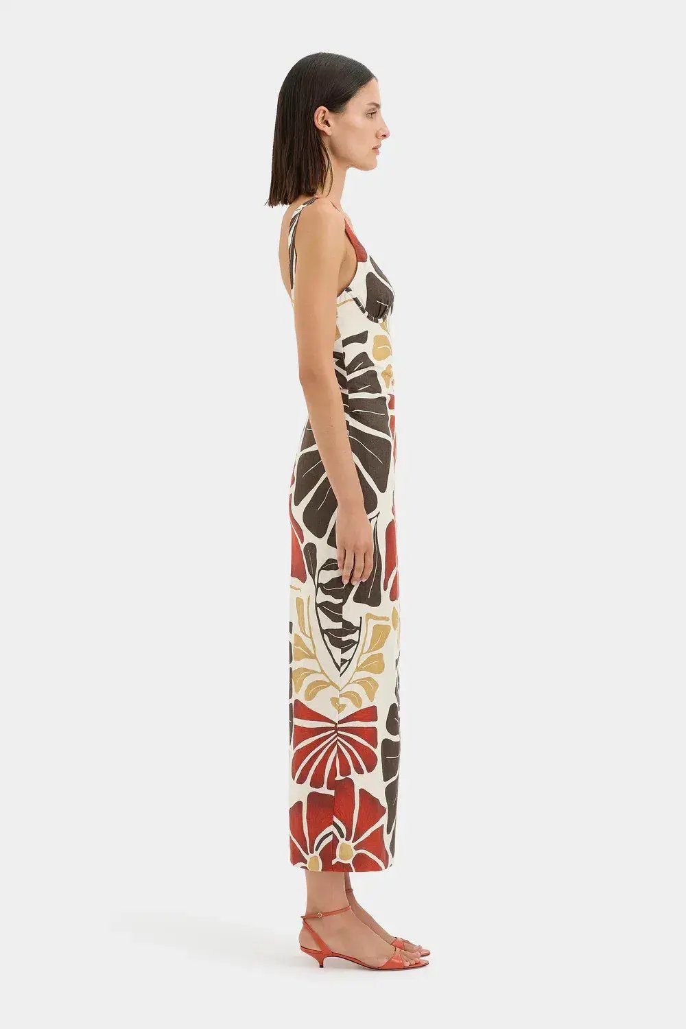 SIR THE LABEL JULIETTA BALCONETTE MIDI DRESS / SIZE 8 photo 3