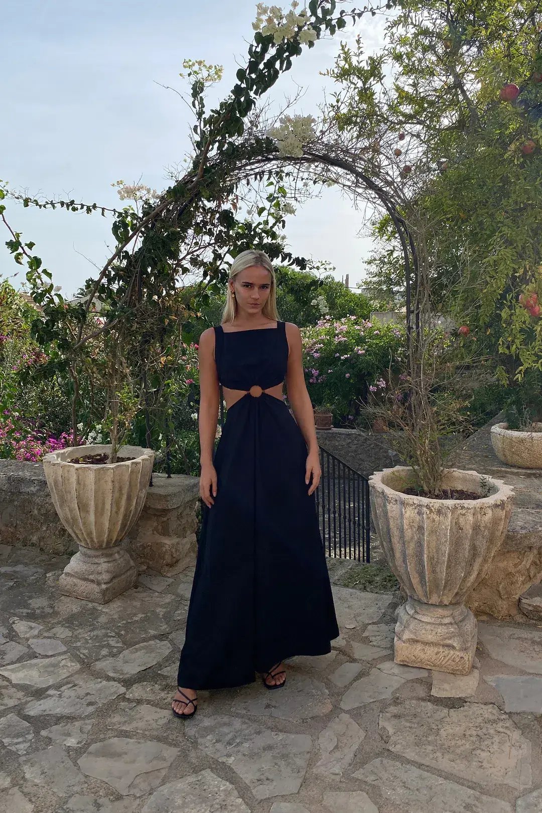Hansen & Gretel Paros Dress Black Size S / Au 8 photo 3