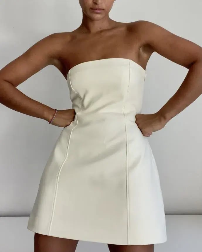 SIR. The Label - Macro Strapless Mini Dress Size 6 photo 3