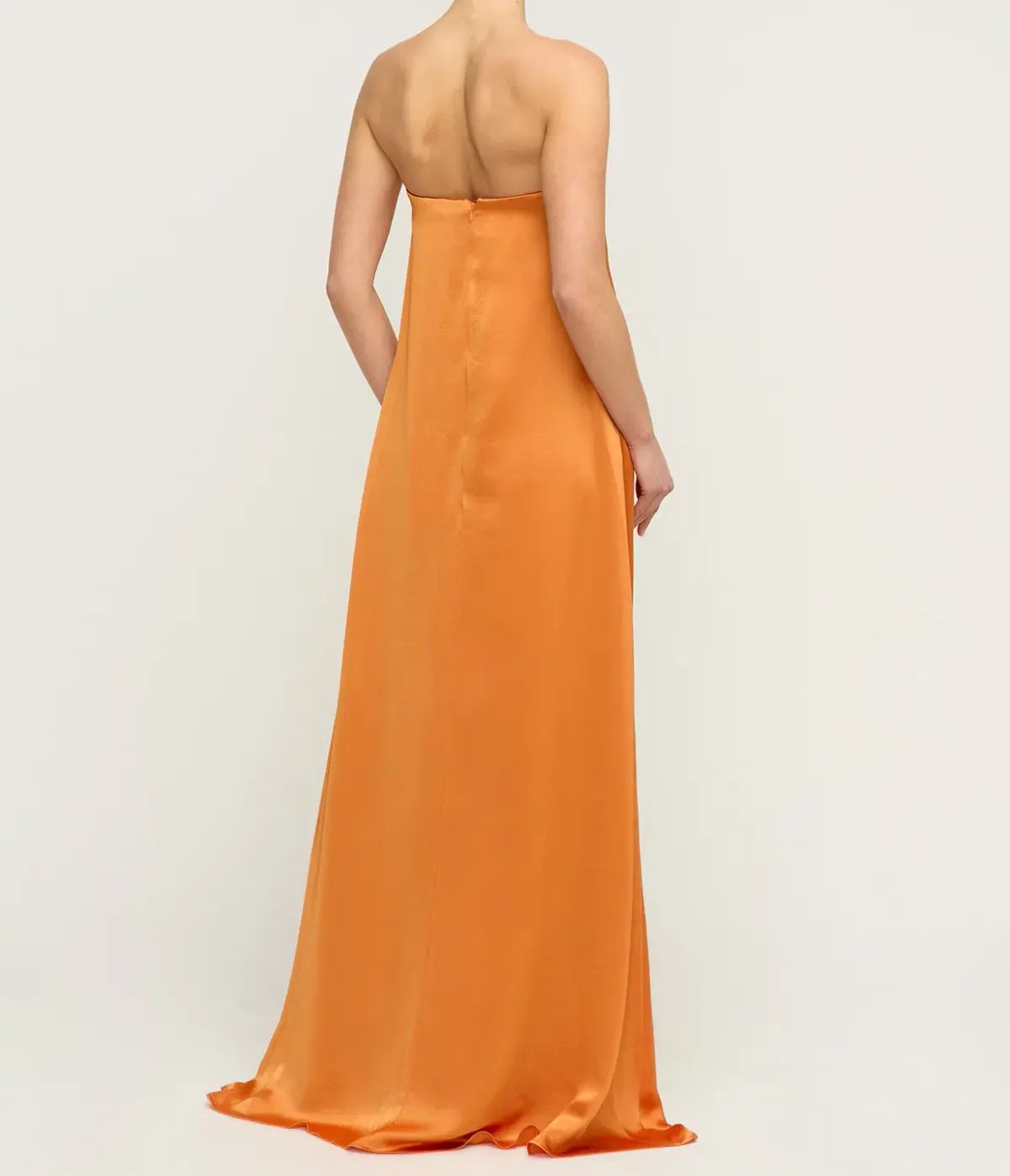Anna Quan Delfina Strapless Dress Kumquat Size 6 photo 2