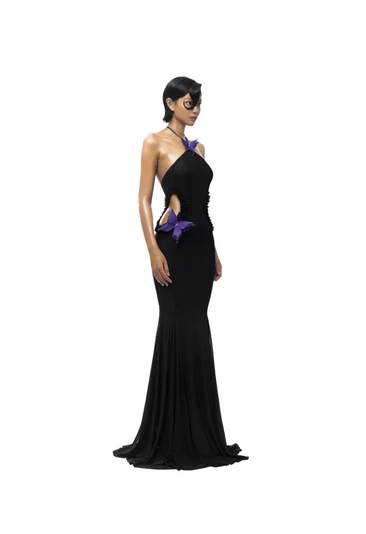 Huelly Rose Darya Dress Black Size S / AU 8 photo 2