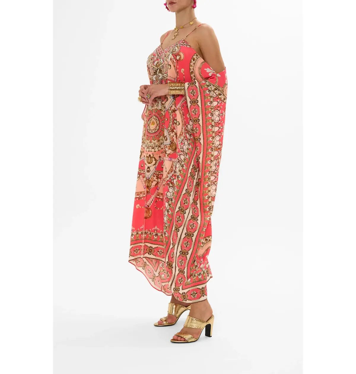 Camilla The Shell Games Shoestring Strap Kaftan Print One Size photo 3