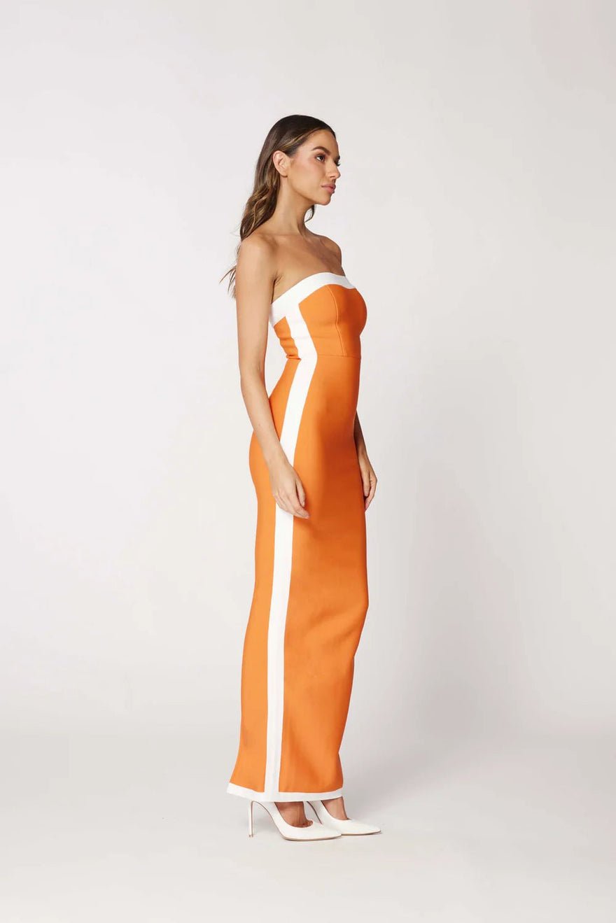 Bianca and Bridgett Ashley Dress - Orange photo 3