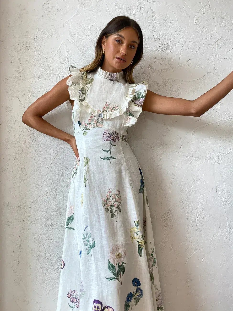 Alemais - Jules Midi Dress Print - Size 10 photo 2