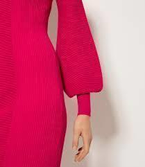Karen Millen Pink Knitwear BELL SLEEVE KNIT DRESS photo 2