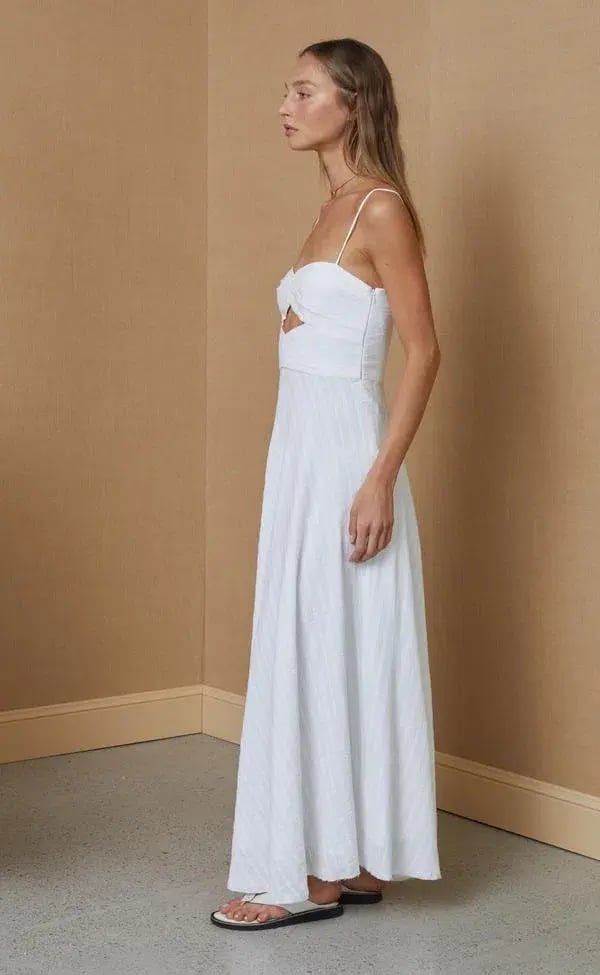 Bec & Bridge Provincial Maxi Dress Ivory Size 8 photo 2
