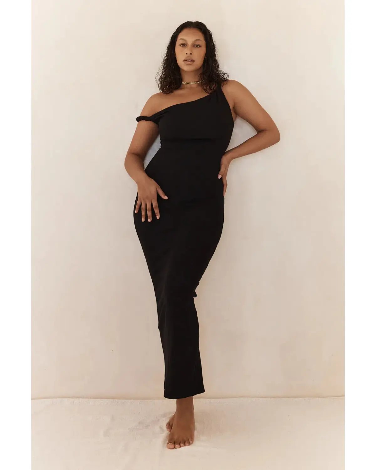Johansen Long Poppy Dress Black Size AU 8 photo 2