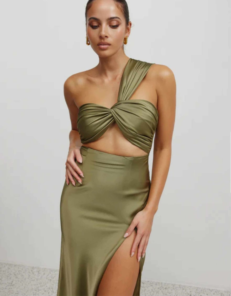 Lexi Josefina Dress, Moss photo 2