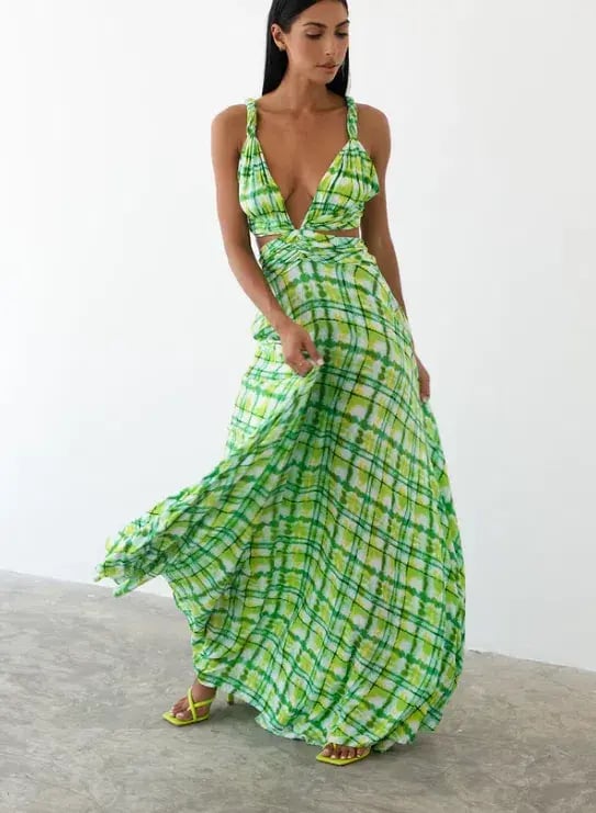 Le Salty Label Skylar Gown Green Multi Size M / AU 10 / medium photo 6