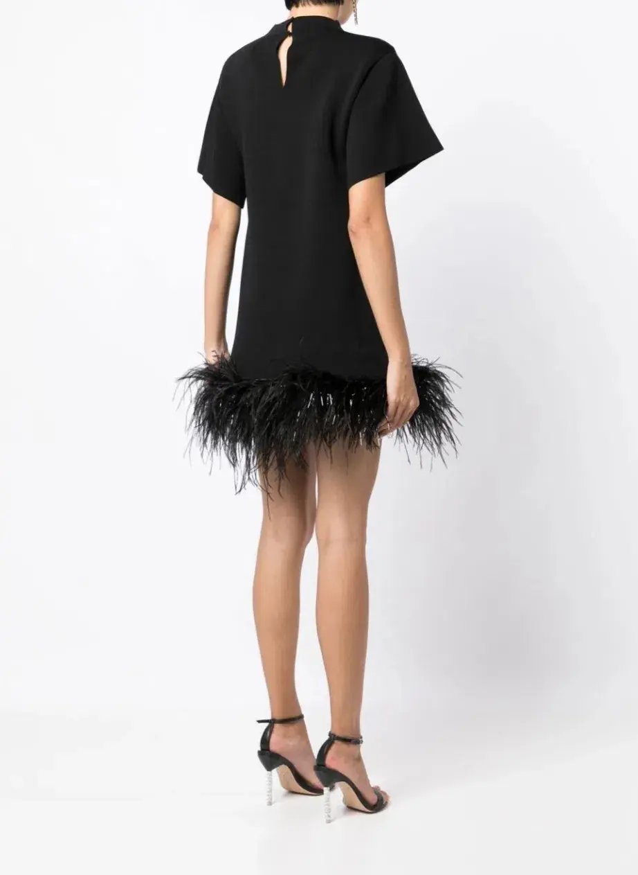 Rachel Gilbert Rita Mini Dress Black Size XS/AU6 photo 3