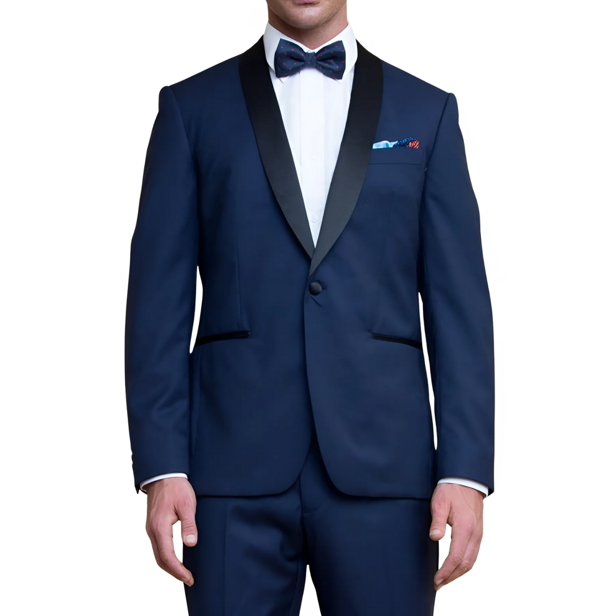 Boston Navy Shawl Dinner Jacket photo 4