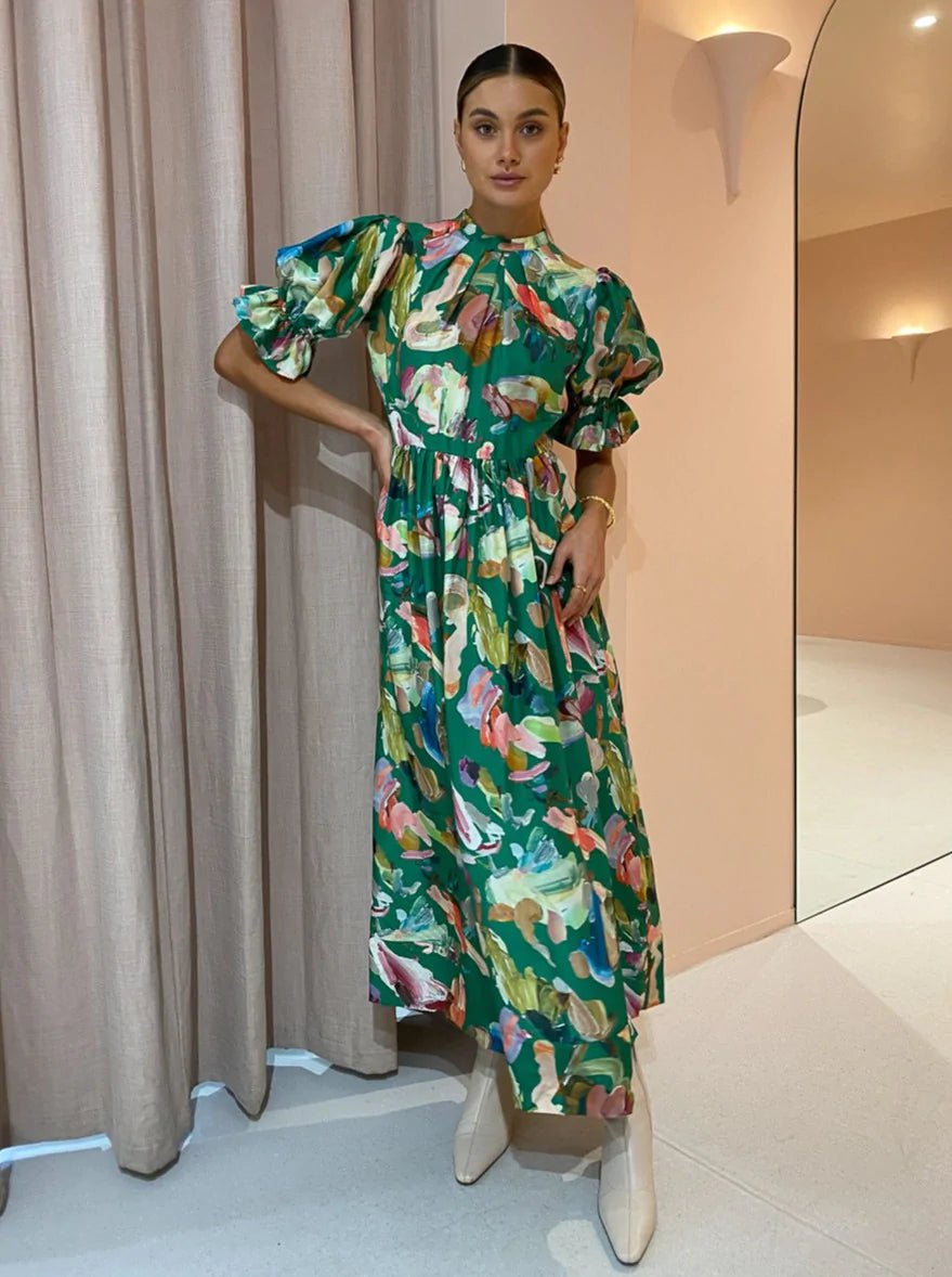 Alemais Arlo Puff Sleeve Midi photo 3