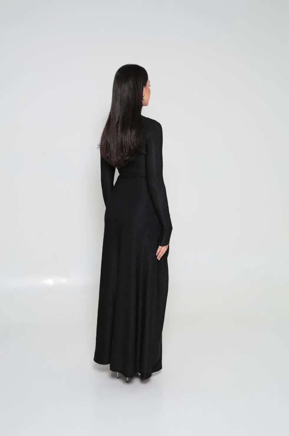 Alaía Muse Aleena Maxi Dress in Black Size S / AU 8 photo 4