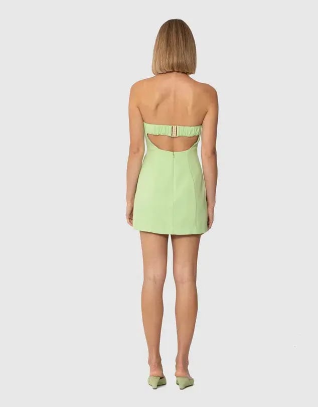 The Wolf Gang Ravello Mini Dress Mint Green Size XS / AU 6 photo 3