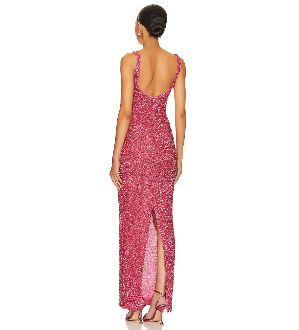 NBD Janhvi Maxi Dress Hot Pink Size XXS/AU 4 photo 3