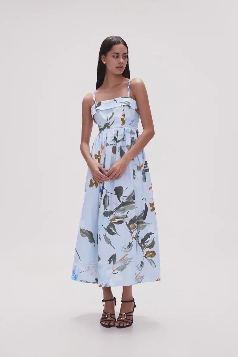 Aje Untamed Midi Dress Divine Orchid Size 16 photo 4
