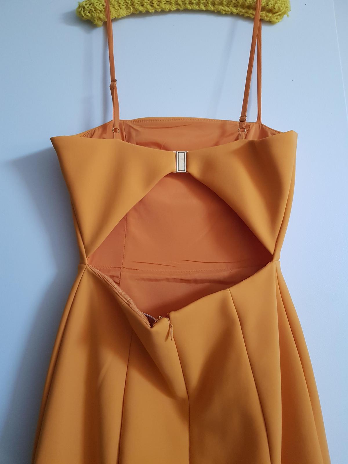 Kookai Honey Dress Orange Size 6 photo 3