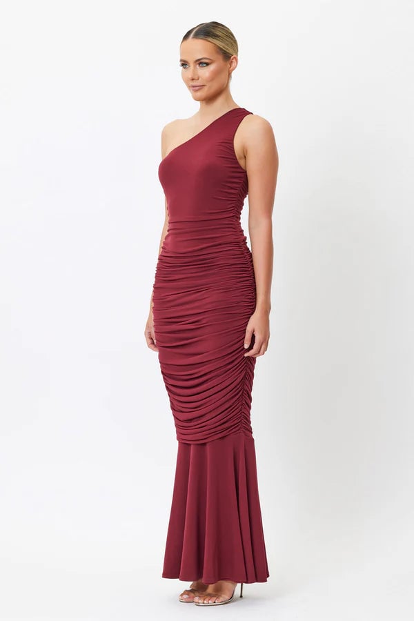 Bianca and Bridgett Ansley Maxi Dress - Wine photo 3