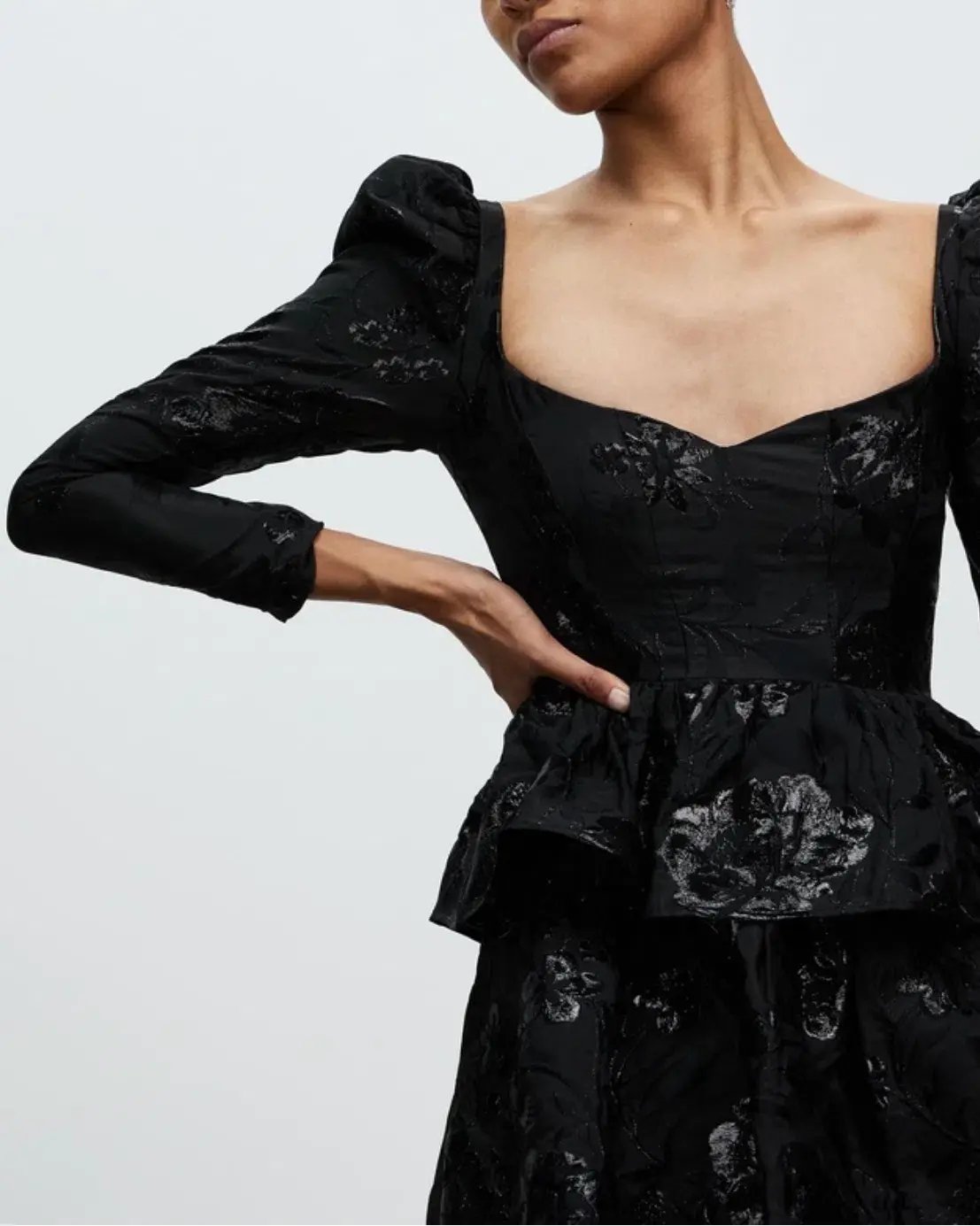 Nicola Finetti Lolly Dress in Black Size 6 photo 5